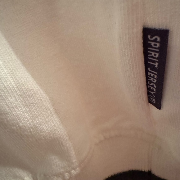 Spirit Jersey Oversized White with Black Trim NWOT - Picture 3 of 6